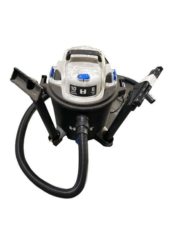 $84  HART 10 Gallon 6 Peak HP Poly Wet/Dry Vacuum