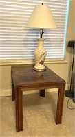 Modern End Table w/ Lamp Table has Damage