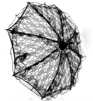 Petit parapluie décoratif en dentelle 24" diamètre