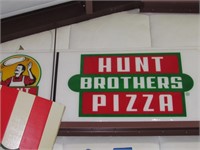Hunt Brother's Acrylic Pizza Sign