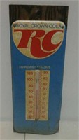 Royal Crown Cola tin thermometer