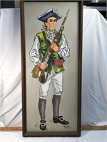 Vintage Hand Painted Military Soldier