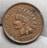 1902 Indian Head Cent XF w/ Full Liberty