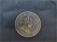 1907 Canadian Large Cent