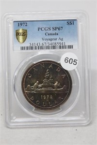 1972 PCGS SP 67 Canada Dollar