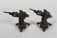 2 Gun Turret Metal Pencil Sharpeners