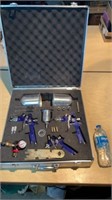 HVLP Gravity Feed Air Spray Paint Gun Kit like new