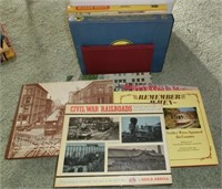 selection of Railroad/Trolley car books