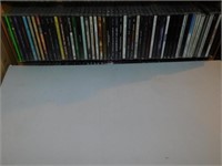 Shelf of CD music T-Z alphabetized