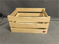 Wooden Crate - 18"L x 12.5"W x 9.5"H