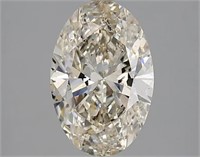 Gia Certified Oval Cut 2.01ct Si2 Diamond