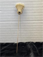 Vintage Fan Shaped Stick / Hat Pin