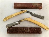 Antique razors H. Boker and Electric Cutlery