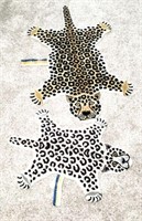 Doing Good "Tapis Amis" Leopard Rugs