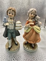 Arnart Creation Of Japan Man and Woman Figurines