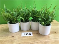 Threshold Artificial Ferns lot of 4