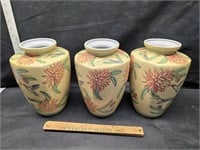 Hummingbird collection by Siddia Hutchkinson vases