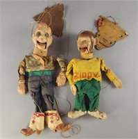 Howdy Doody & Zippy Antique Marionettes