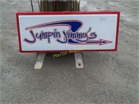 Jumpin Jimmys 2x6 sign cabinet