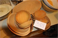 WOODEN BOWL LOT