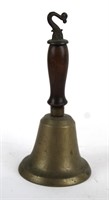 VINTAGE BRASS SCHOOL BELL