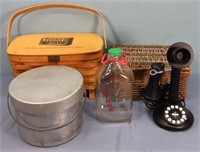 Baskets, Pot, Telephone