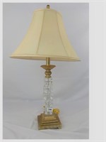 Glass Cube Table Lamp 29 inch