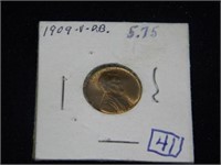 1909 VDB penny