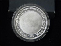 2001 1 troy oz. fine silver round, Lord's Prayer,