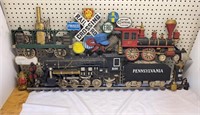 MCM Plastic Railroad Wall Plaque