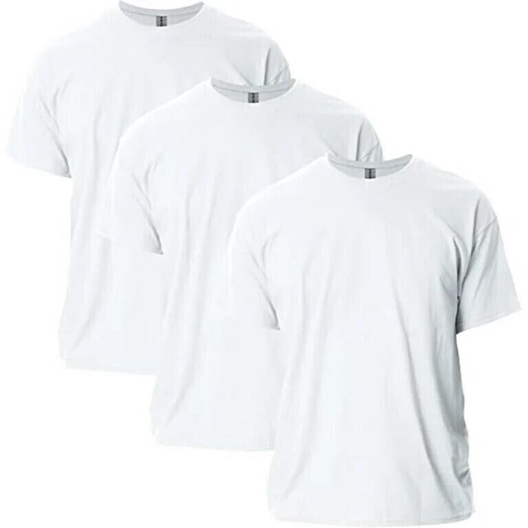 3PCS Cotton Short Sleeve Crew T-Shirt -XL