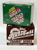 1990 & 1991 Baseball Rookie & Traded Sets