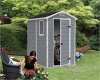 Keter Manor 4' x 6' Resin Storage Shed