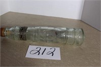 OLD CANNON TEQUILA BOTTLE, SHAPED LIKE CANNON BARL