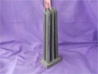 6 mold tin candle mold