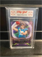 Trevor Lawrence Supernaturals Card Graded 10