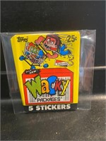 Vintage Wacky Packages Sealed Wax Pack