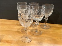 Waterford Curraghmore Water Goblet Wine Glasses