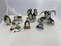 7 Penguin Statues