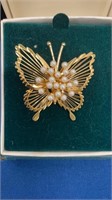 Butterfly pin- 1.5 inches wide