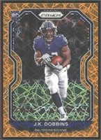 Shiny Parallel RC J.K. Dobbins Baltimore Ravens