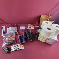 Box Lot - Curling Irons and Hair Accessories,