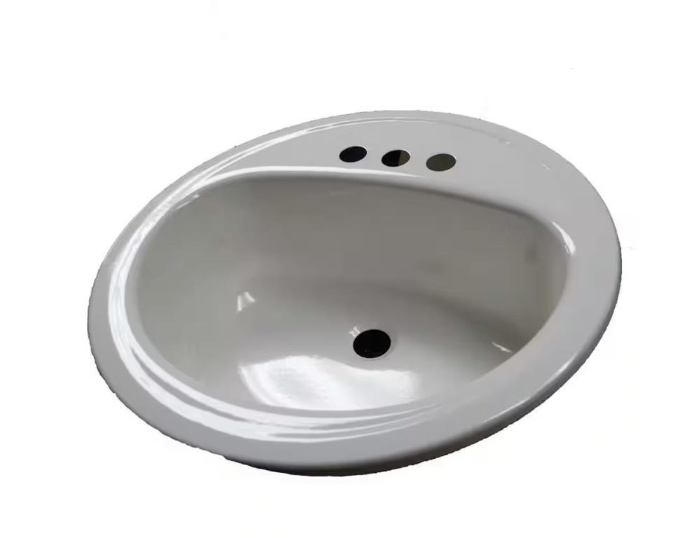 Laurel Round Drop-In Bathroom Sink in