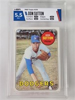 1969 TOPPS DON SUTTON #216 HGS GRADED 5.5