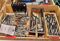 Flat of Assorted Taps, Transfer Punches and Misc.