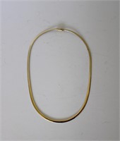 14K Yellow Gold one side White Gold Other Side