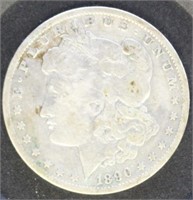 US Coins 1890-O Morgan Silver Dollar