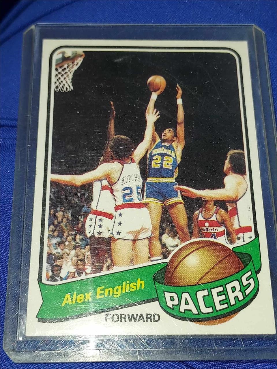 1979-80 Topps Alex English Rookie card