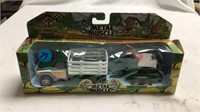 Metal muscle toy truck with trailer