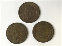 1884-1886 Mixed Indian Head Cents  G